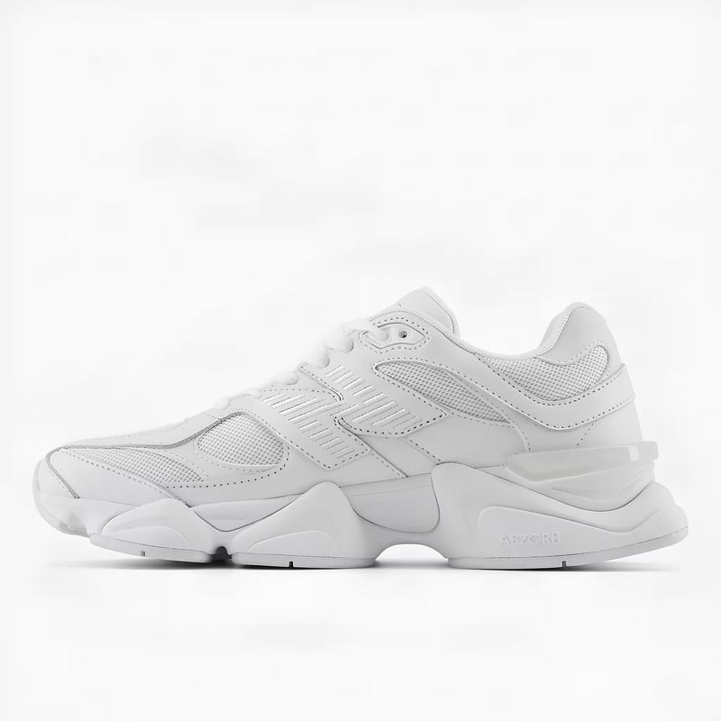 Verified New Balance 9060 Triple White U9060NRJ Heren Sneakers Volledig Wit inspection