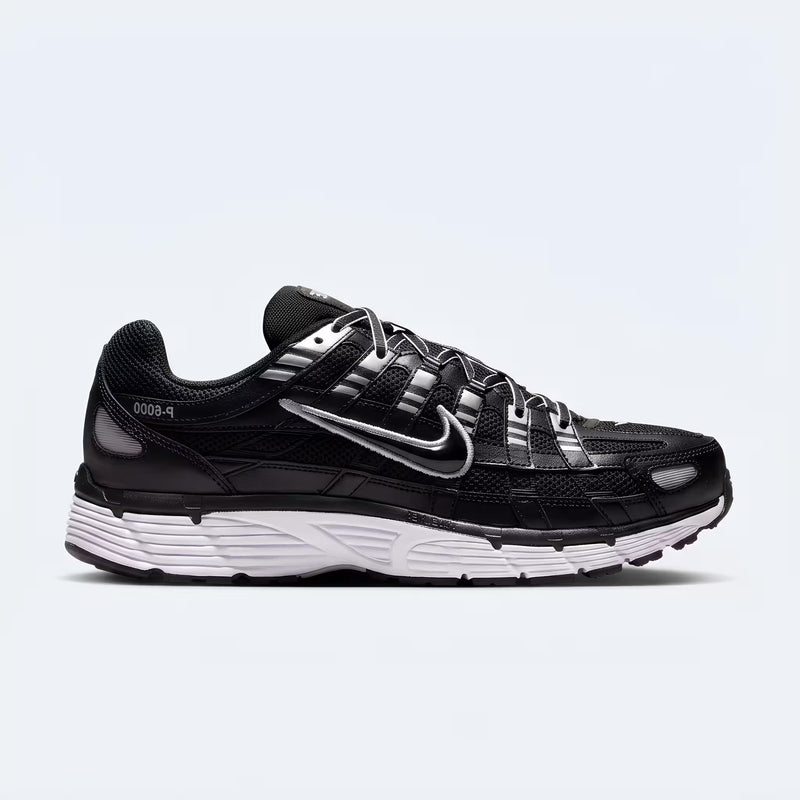 Nike P-6000 Black Metallic Silver | UK Checked