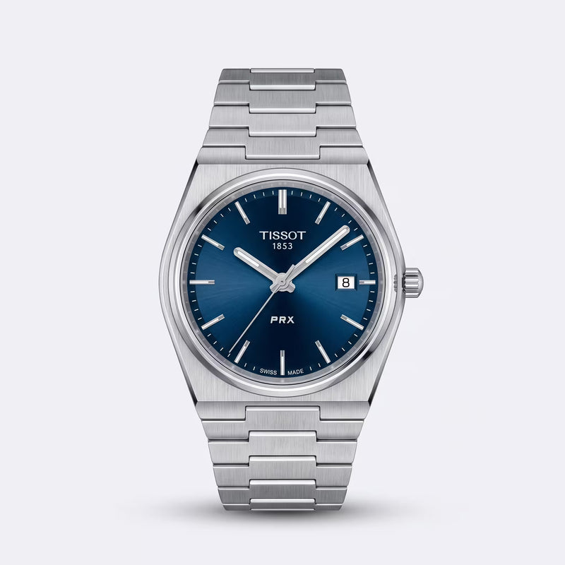 Tissot PRX Quartz 40mm Blue Dial Stainless Steel Watch | UK Checked