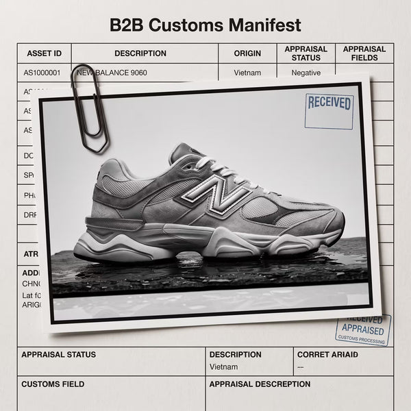 EXHIBIT: NEW BALANCE U9060GRY Rain Cloud Grey | 欧州検証済み // 第060ロット