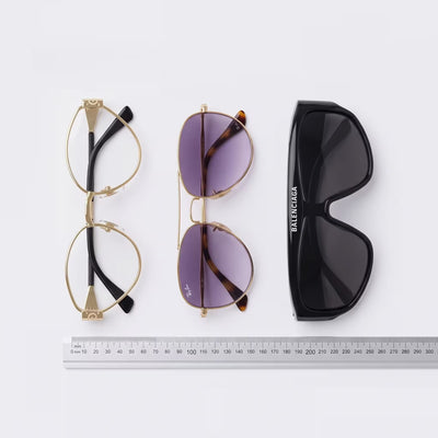 EXHIBIT: Ray-Ban, Balenciaga & Gucci Frame Sizing & Adjustment Guide