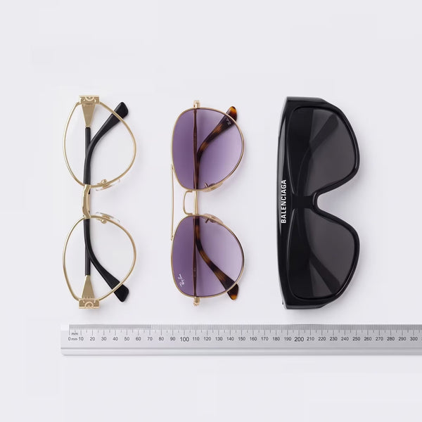 EXHIBIT: Ray-Ban, Balenciaga & Gucci Frame Sizing & Adjustment Guide