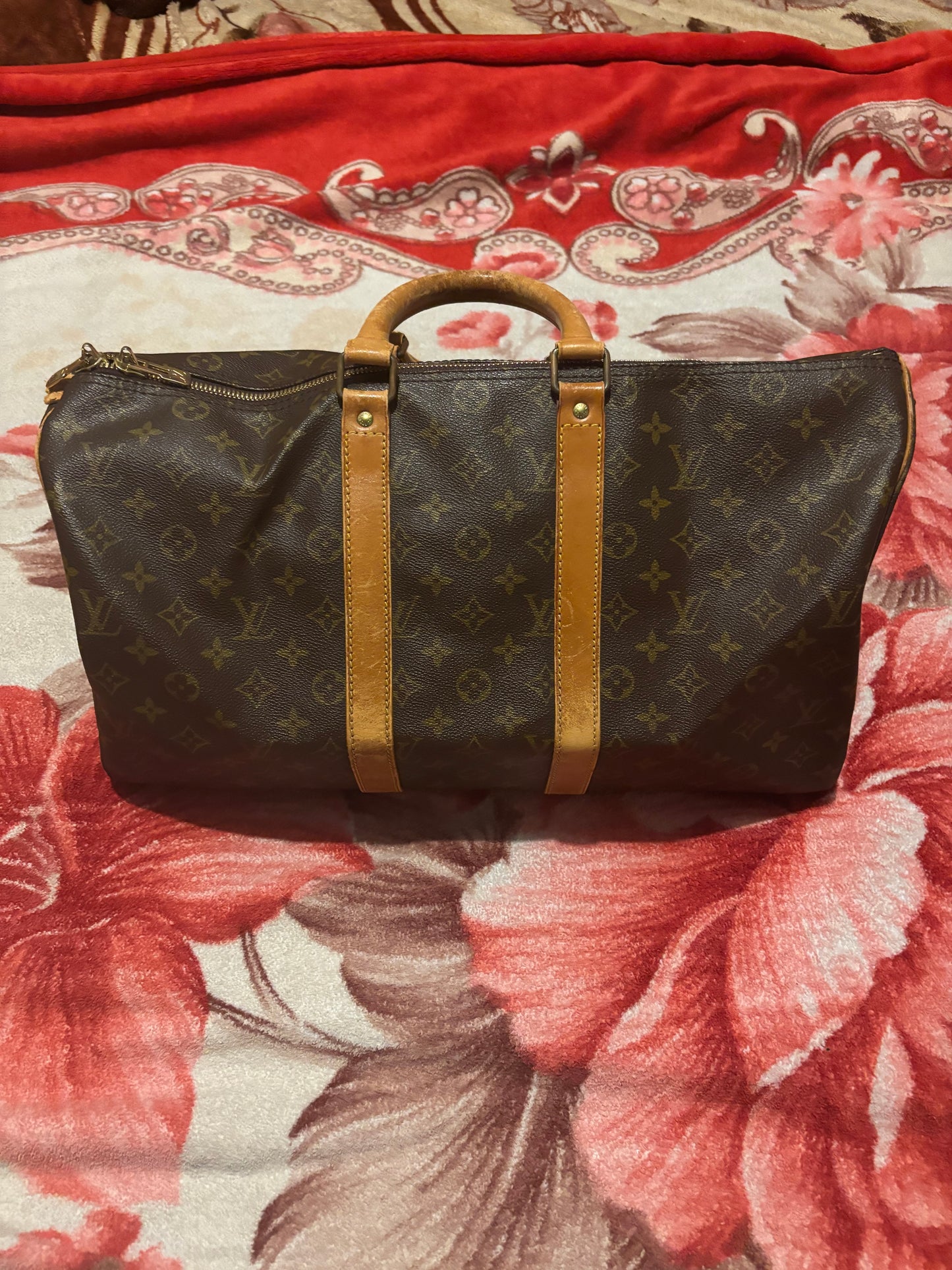 Louis Vuitton Keepall 45 Monogram Vintage Duffel Bag Travel Holdall