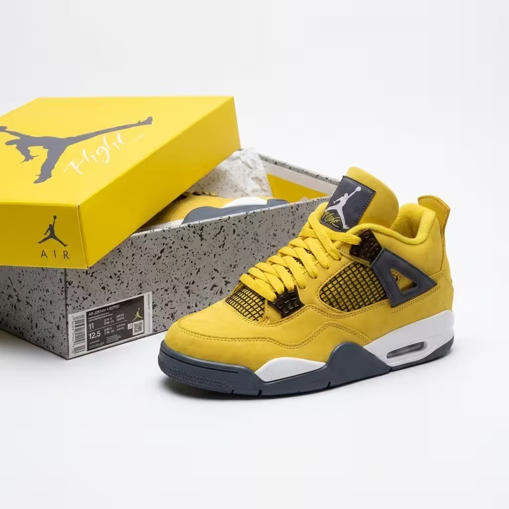 حذاء إير جوردن 4 ريترو لايتنينغ أصفر CT8527-700 – Jordan 4 Retro Lightning