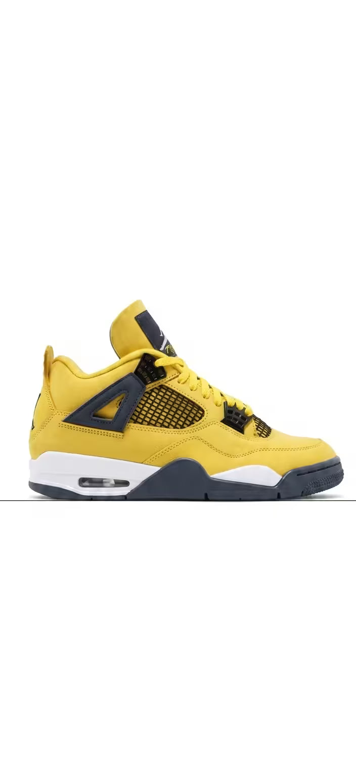 Bring the electricity. Originally released in 2006, the Air Jordan 4 Retro 'Lightning' returned in 2021 to reclaim its spot as one of the most celebrated AJ4 colorways.