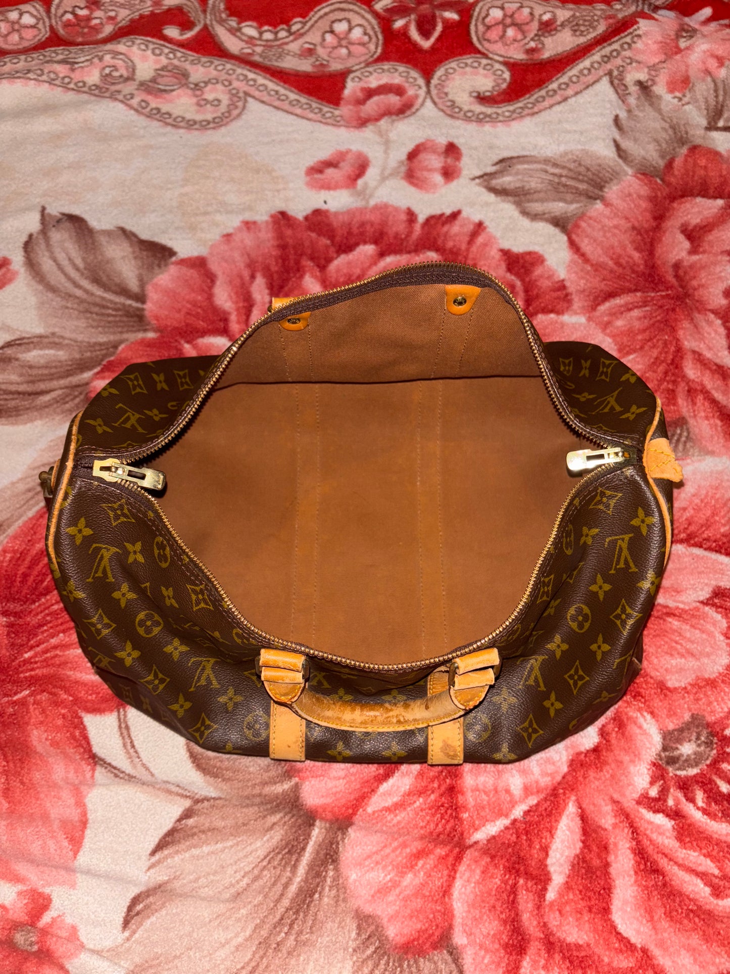 Louis Vuitton Keepall 45 Monogram Vintage Duffel Bag Travel Holdall