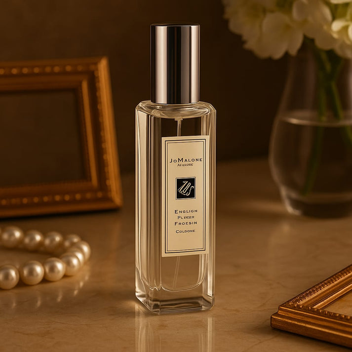 Close-up of Jo Malone English Pear & Freesia 30ml bottle