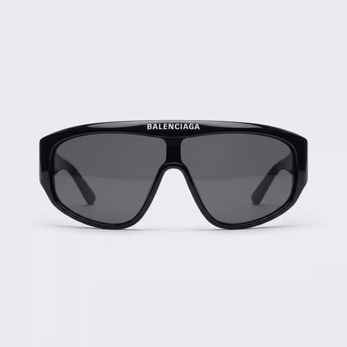 Óculos de Sol Balenciaga BB0003S Shield Mask Preto