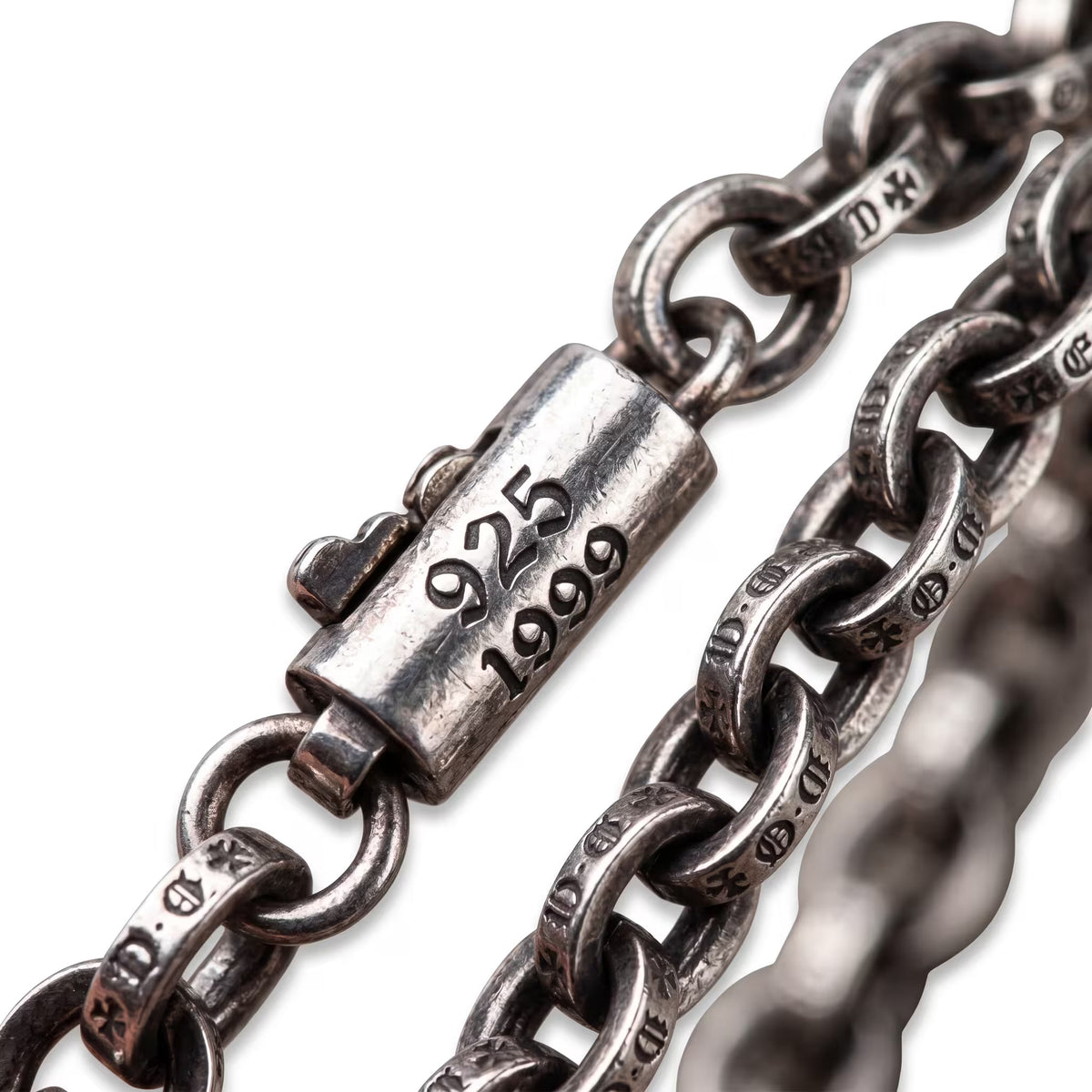 Chrome Hearts Paper Chain Bracelet Silver