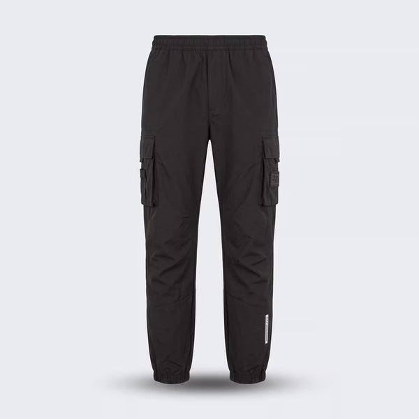 Calça Cargo EA7 Emporio Armani Badge Tecido Preto