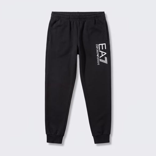 Calça de Moletom EA7 Train Core Big Logo Tapered Preta