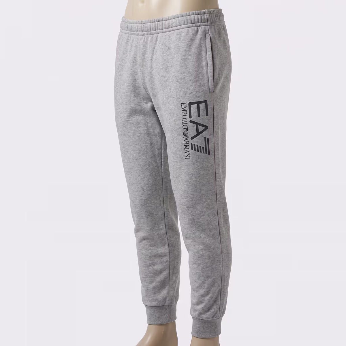 EA7 Train Core Big Logo Tapered Sweatpants Grey