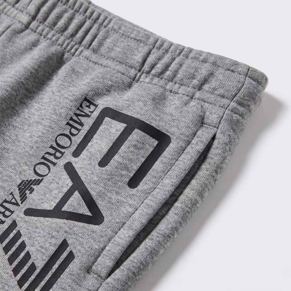 EA7 Train Core Big Logo Tapered Sweatpants Grey