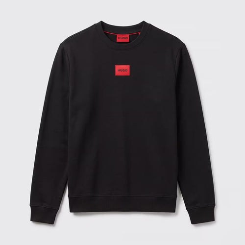 Moletom HUGO Diragol com Patch Vermelho Preto