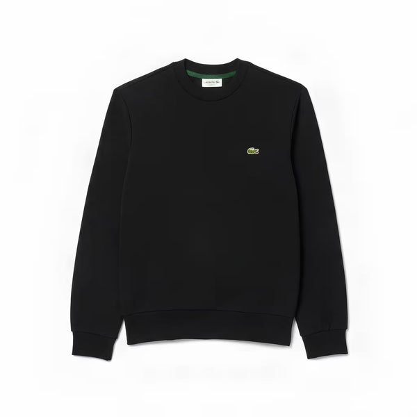 Moletom Lacoste Fleece Gola Careca Preto