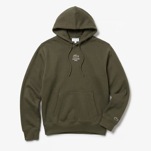 Moletom Lacoste Unissex com Capuz Print Fleece Verde