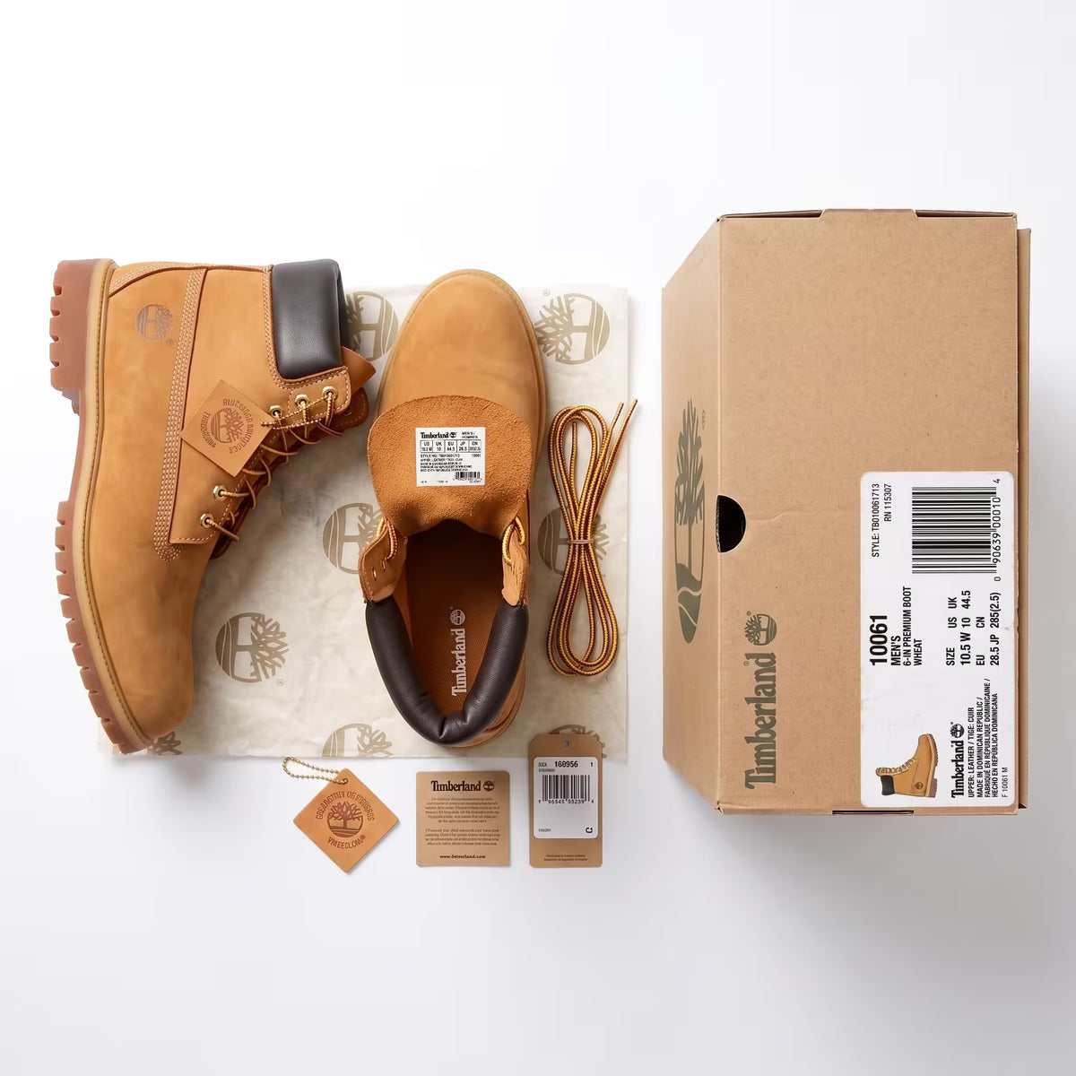 Timberland Premium 6-inch Hiker Boots Wheat Nubuck