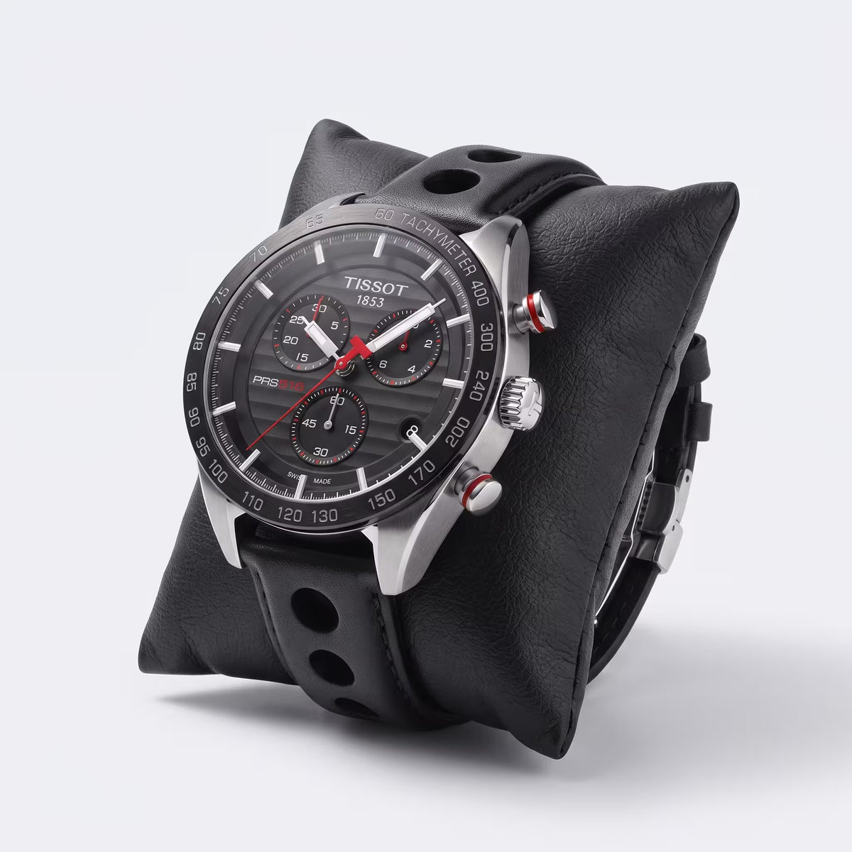 Montre chronographe Tissot PRS 516 Céramique noire et cuir