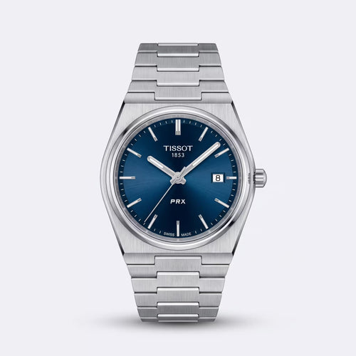 Tissot PRX Quartz 40mm Blue Dial Stainless Steel Watch