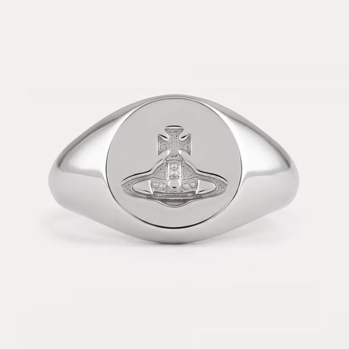 Vivienne Westwood Sigillo Ring Rhodium